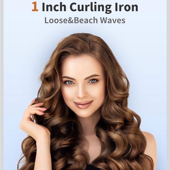 Professional 1” Tourmaline Ceramic Curling Wand 10 Settings LED Display - Picture 7 of 7